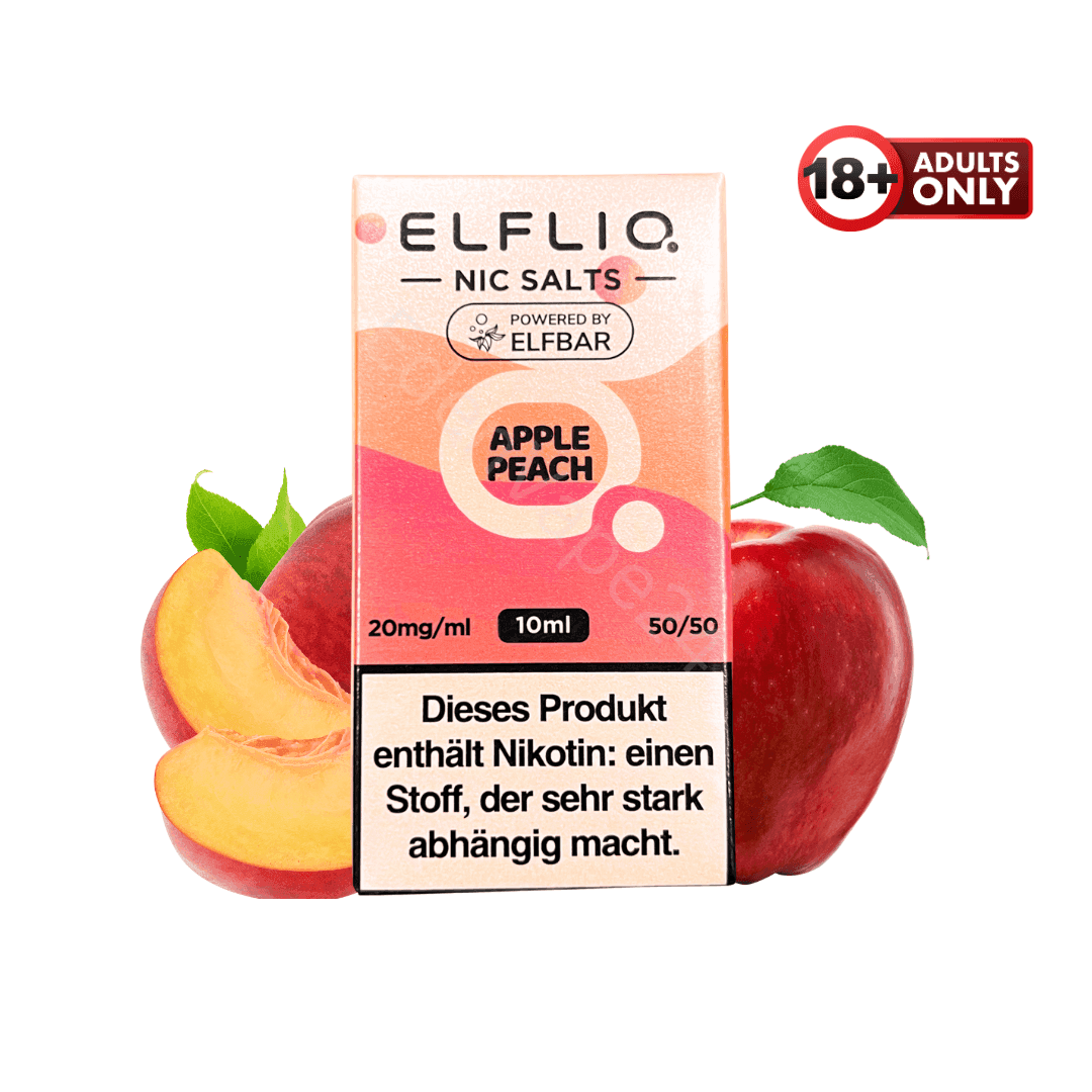 Elfbar Elfliq - Apple Peach - 20mg Liquid - EdenVape24